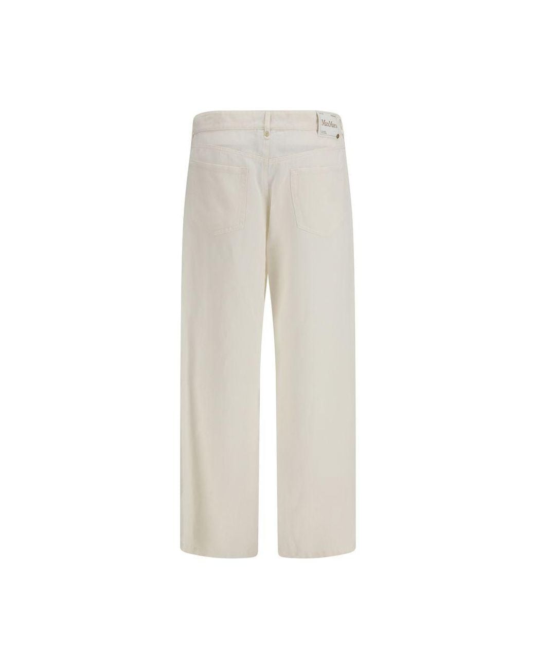 Max Mara Gray Cotton Casual Pants