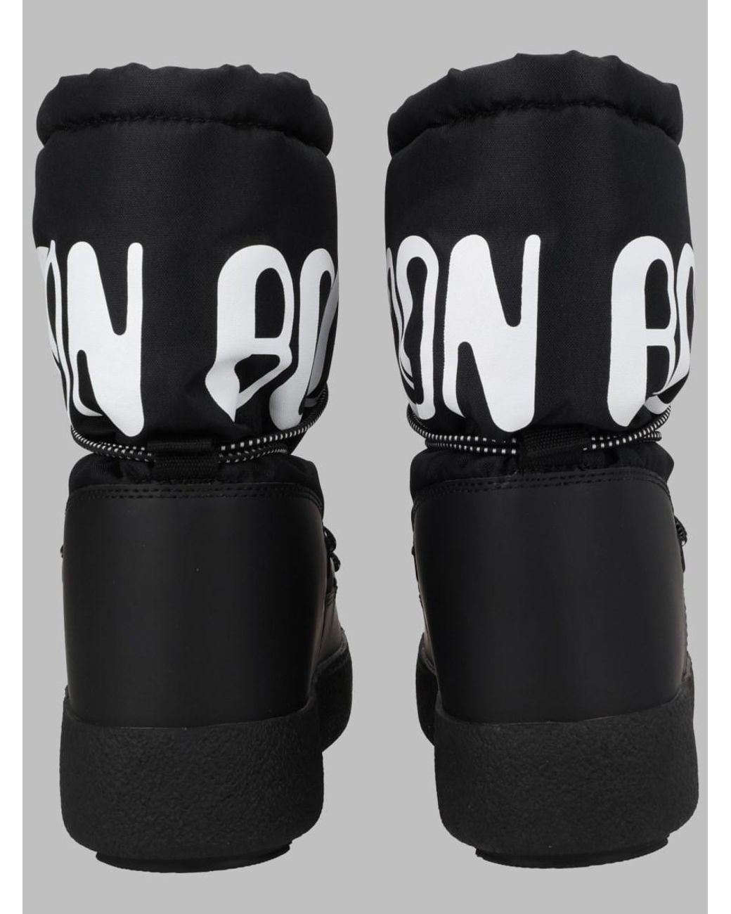 Moon Boot Black Ankle Boots Mtrack Polar Polyamide Polyurethane