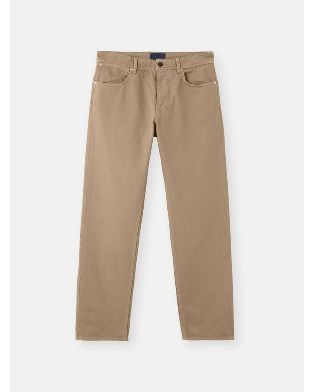 Stone Island Natural Stone Island Cotton-Blend Trousers for men