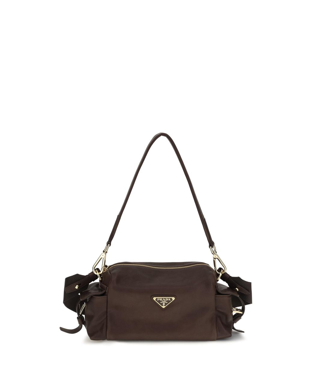 Prada Brown Small Explore Shoulder Bag