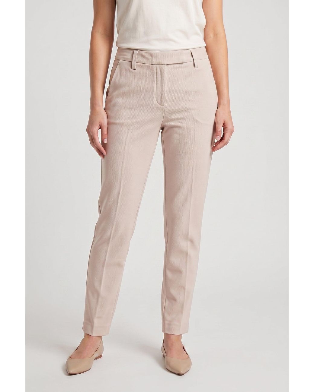 Brunello Cucinelli Pink Light Tailored Trousers
