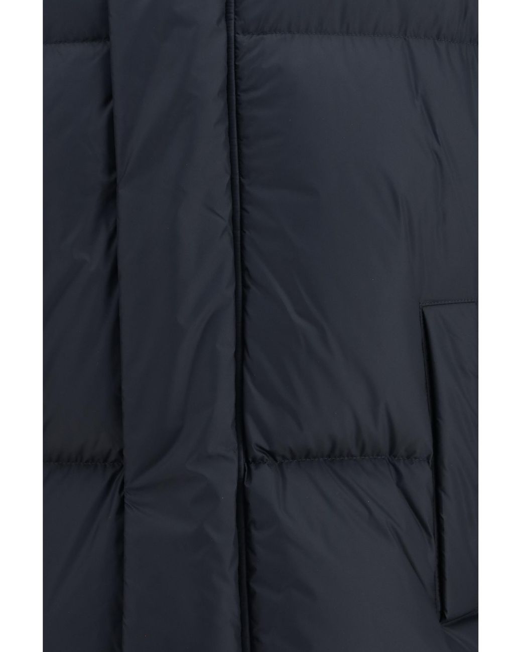 Laminar Blue Hooded Padded Jacket for men