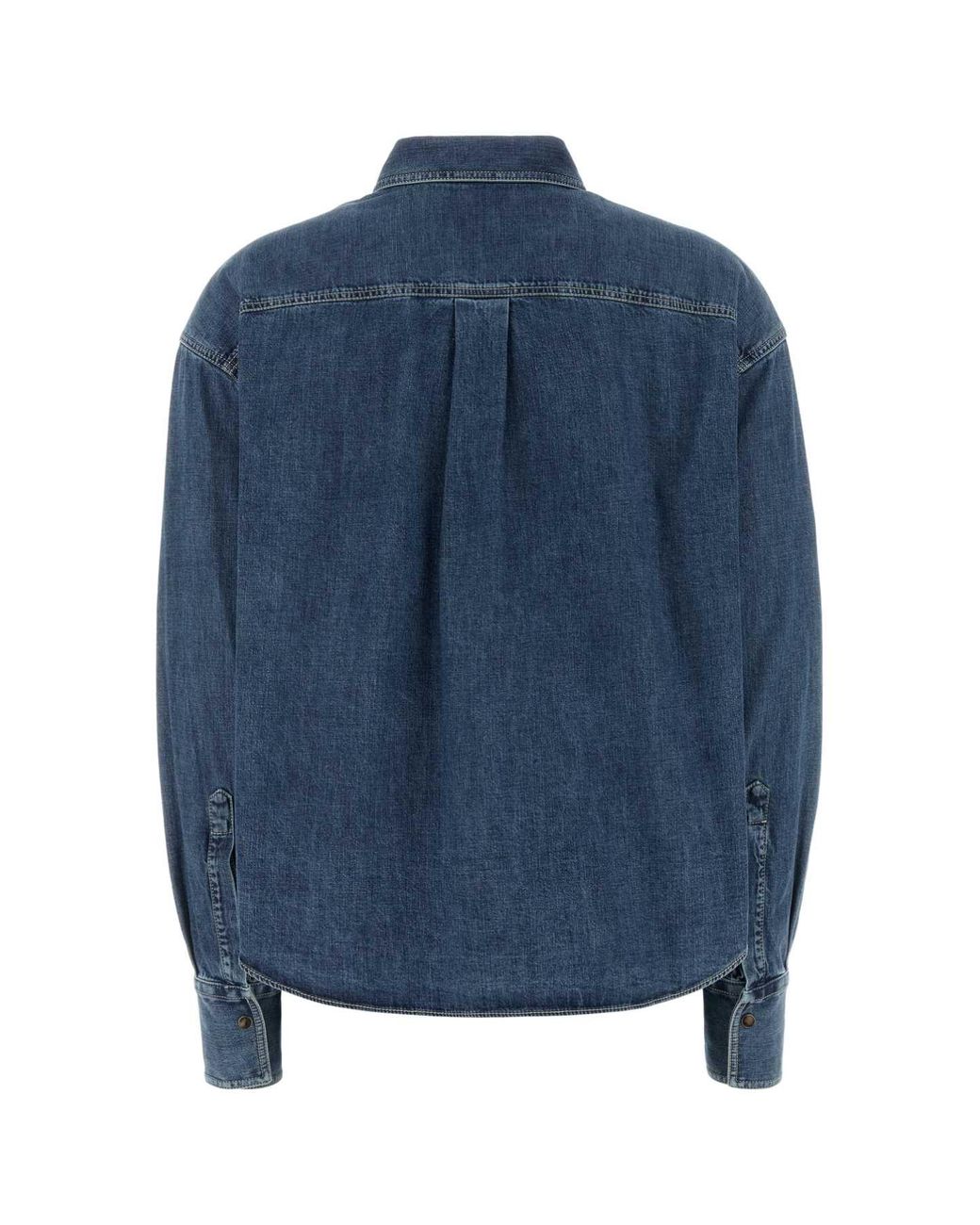 Brunello Cucinelli Blue Denim Shirt