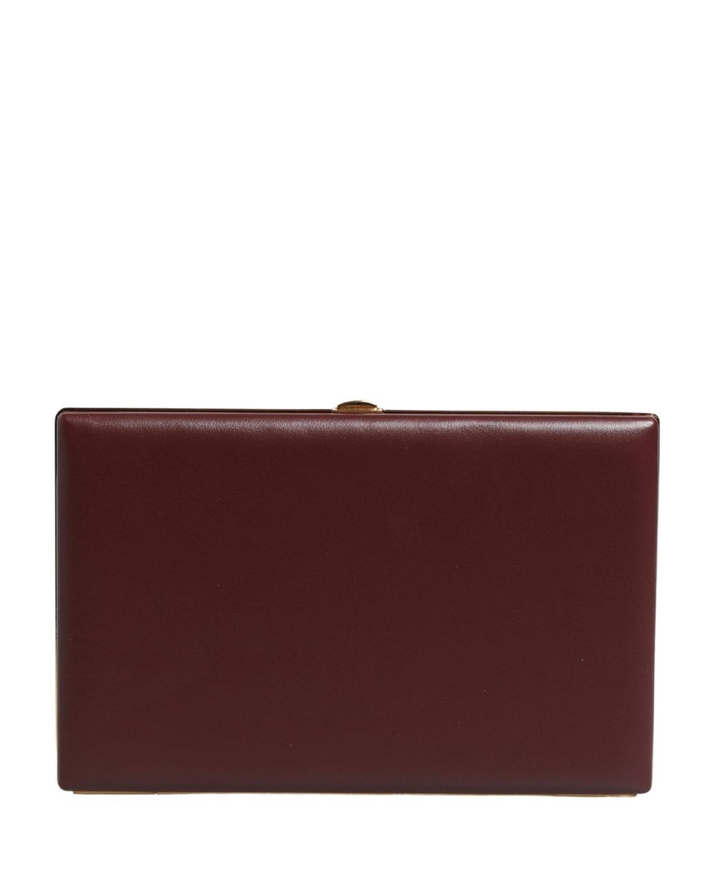 Dolce & Gabbana Purple Calfskin Leather Clutch Evening Purse Bag Calf
