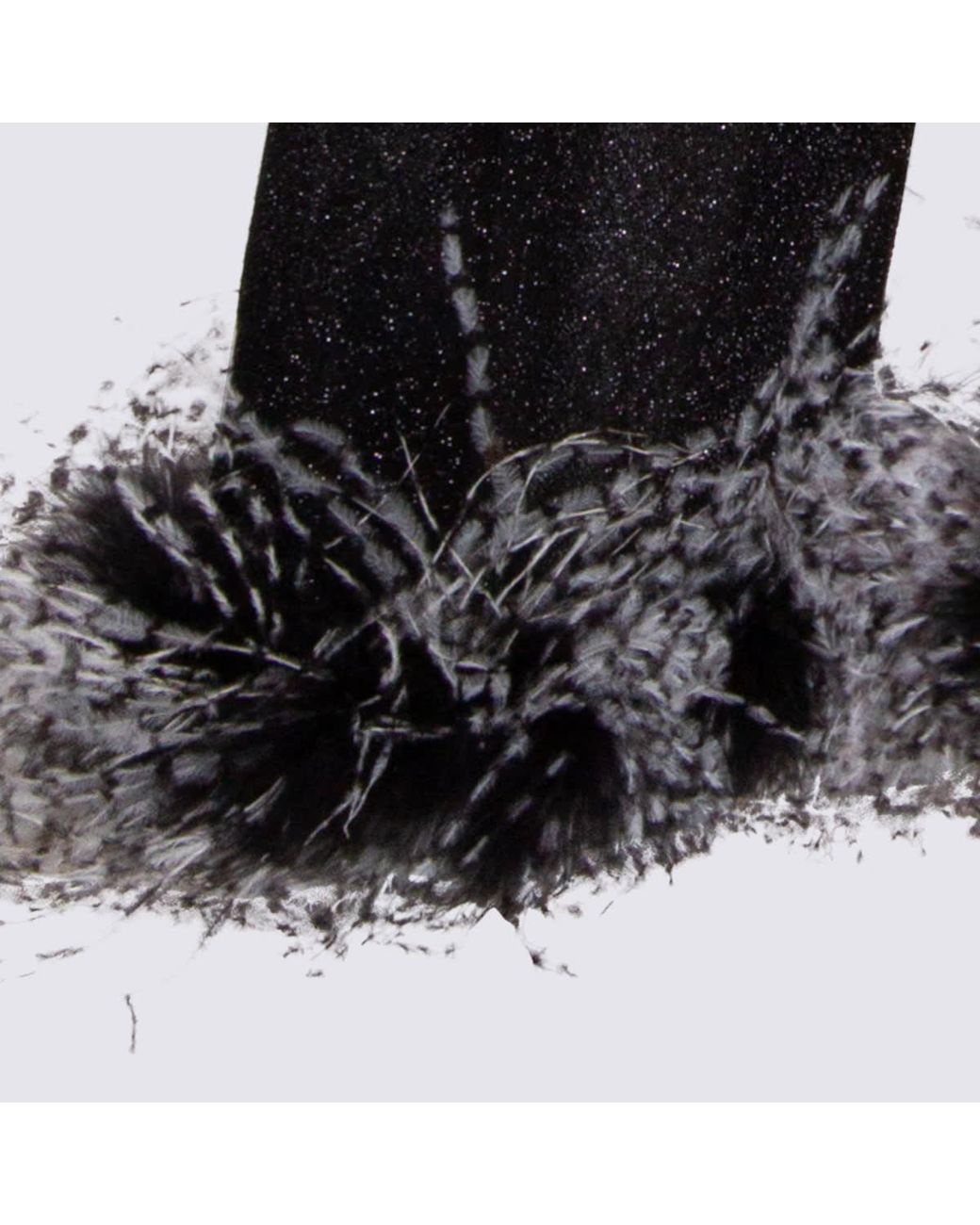 Oseree Black Trousers Pa Metallic