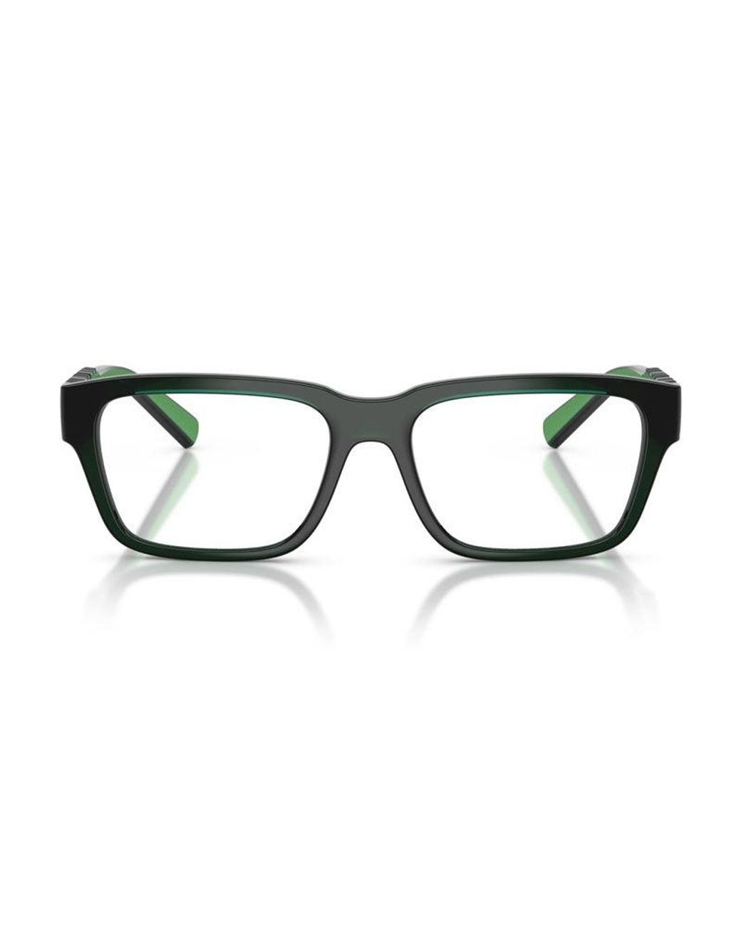 Dolce & Gabbana Green Eyeglasses Rectangle Full Rim, Frame And Clear Demo Lenses Lens Dg51123008
