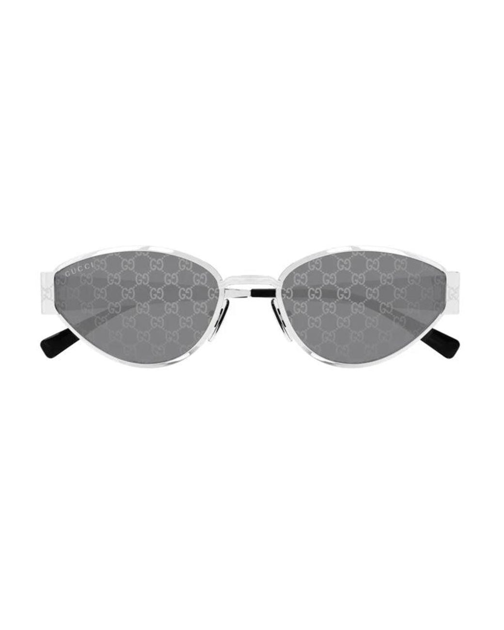 Gucci Metallic Gg1853S Mirrored Sunglasses