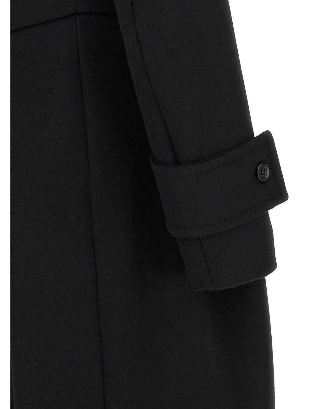 Max Mara Black Beati Coat