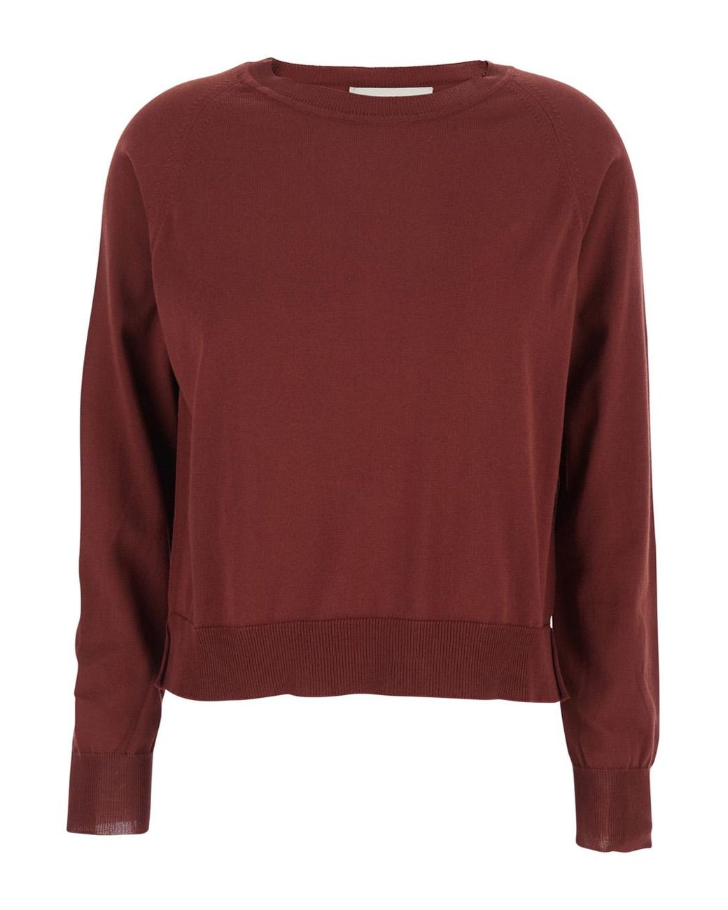 Jucca Red Cotton Round Neck Pull Jersey