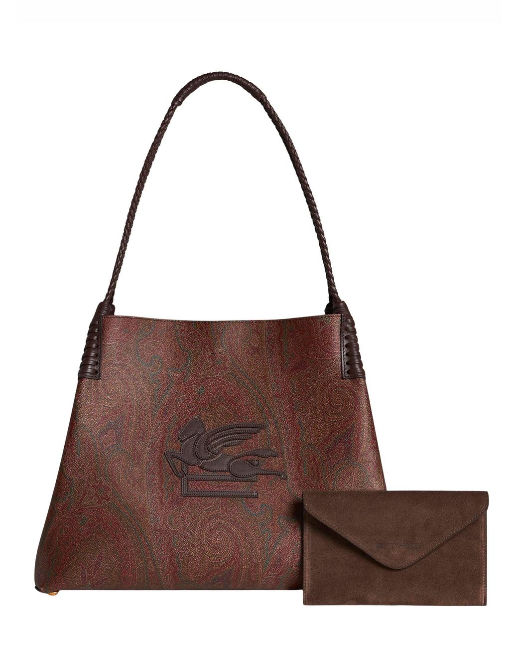 Etro Brown Libra Medium Tote