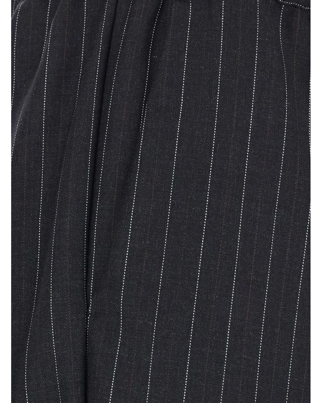 Semicouture Blue Pants Buddy Wool Trousers