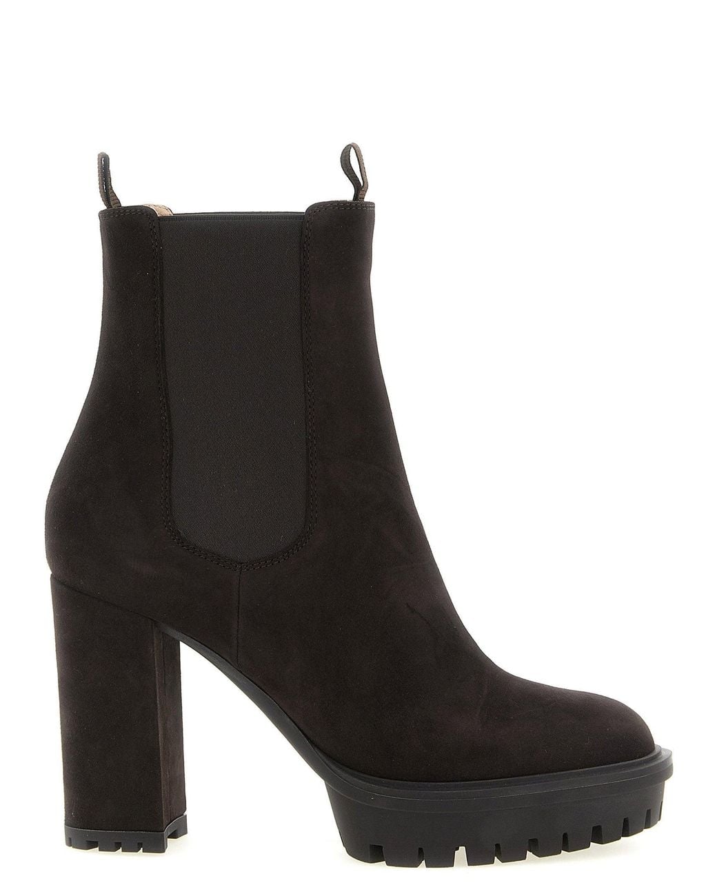 Gianvito Rossi Black Barry Ankle Boot
