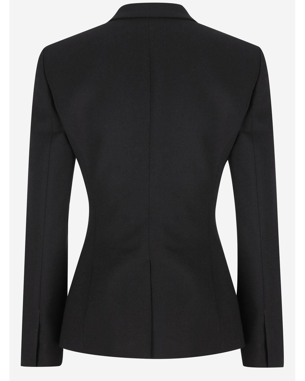 Gucci Black Stretch Wool Blend Jacket