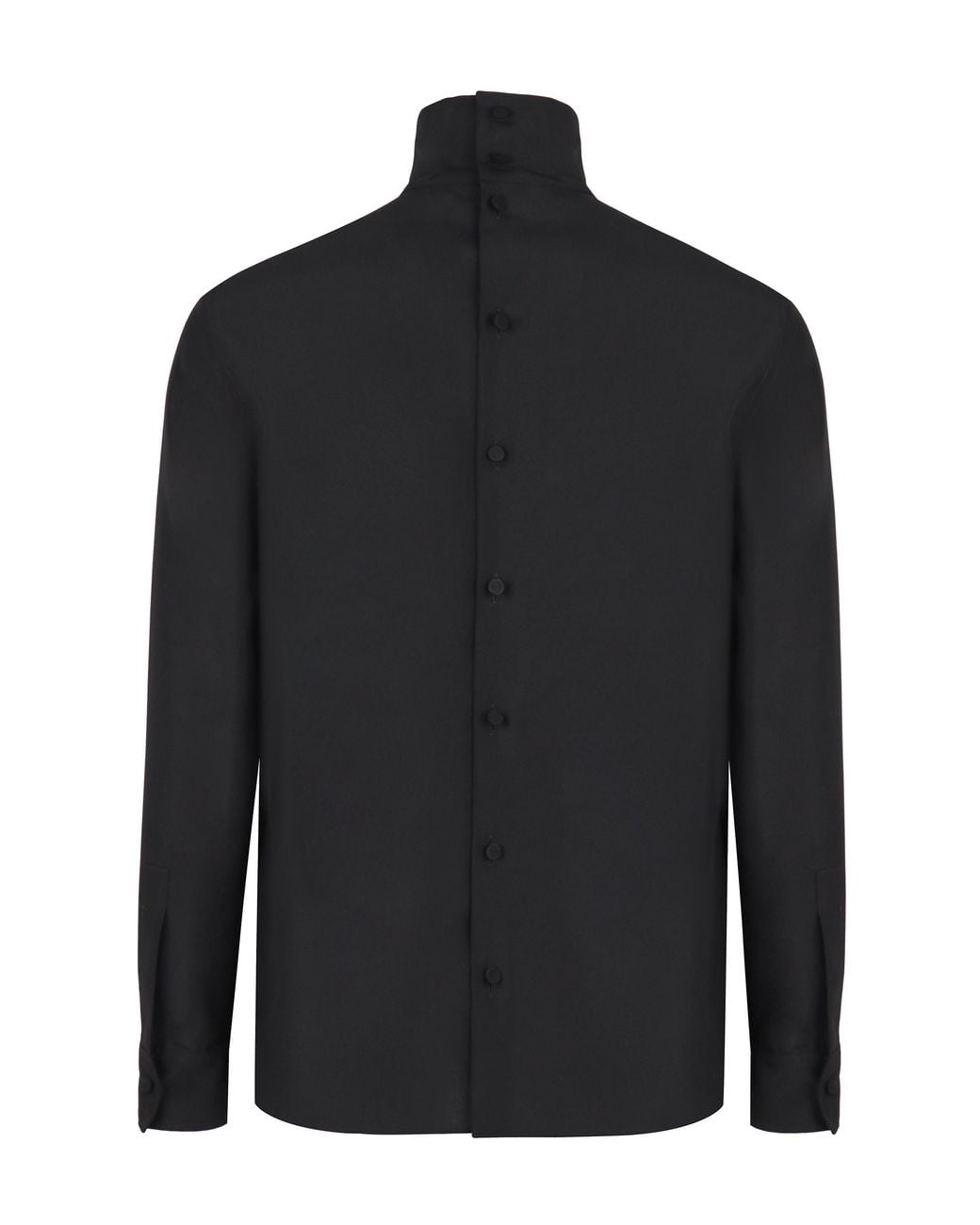 Gucci Black Technical Panama Shirt Polyester for men