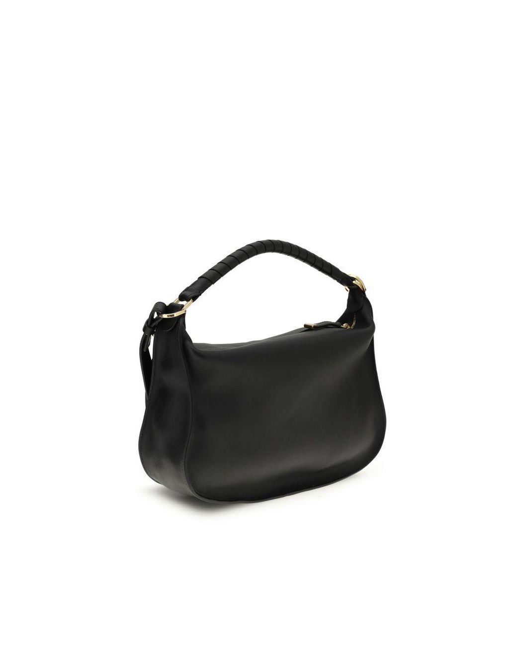 Chloé Black Calf Leather Bos Taurus Shoulder Bag
