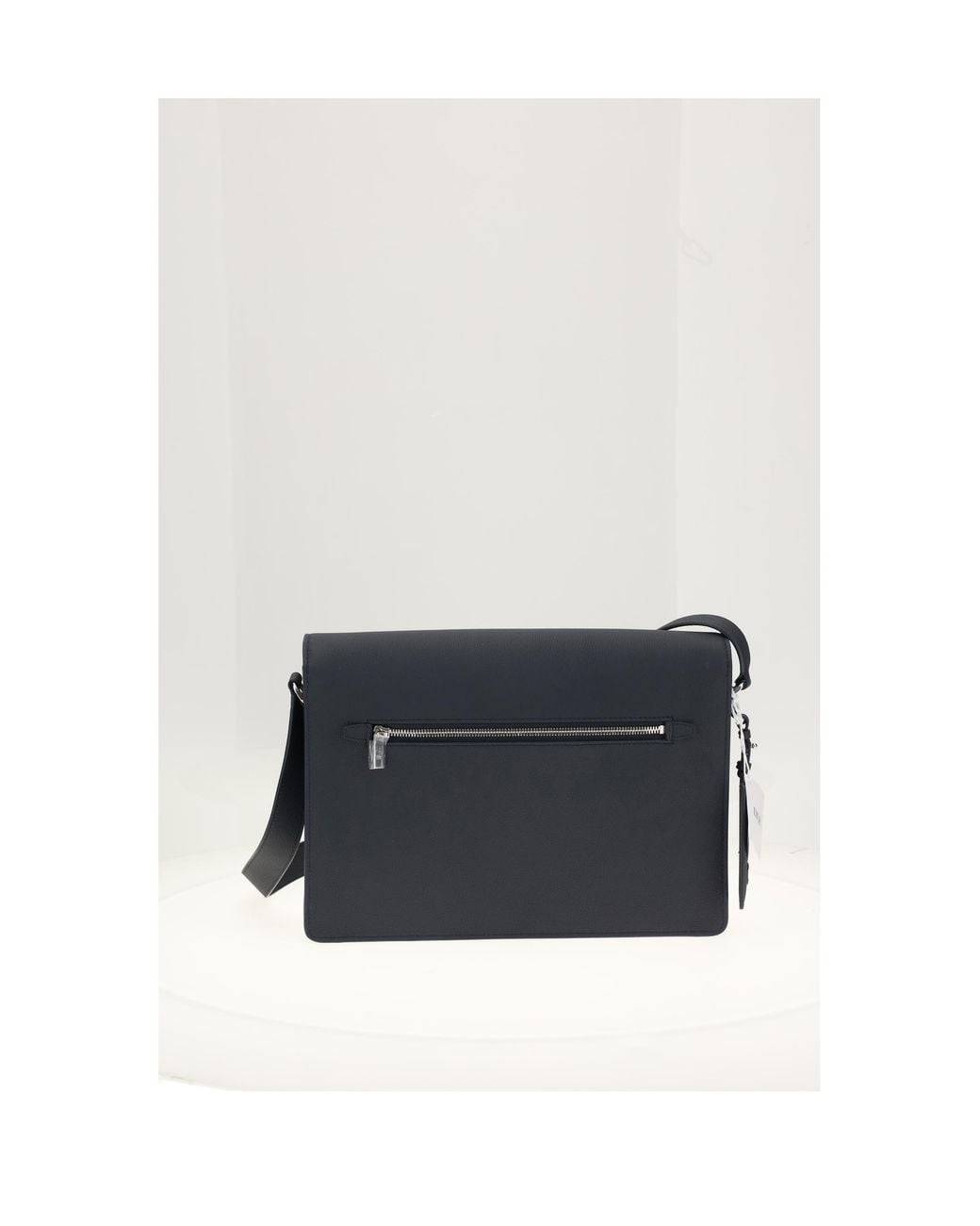 Dior White Messenger Bag Cd Icon Leather Calf for men