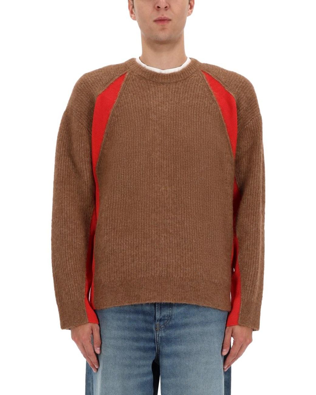 DIESEL Orange K-Lollo Sweater Alpaca Jumpers for men