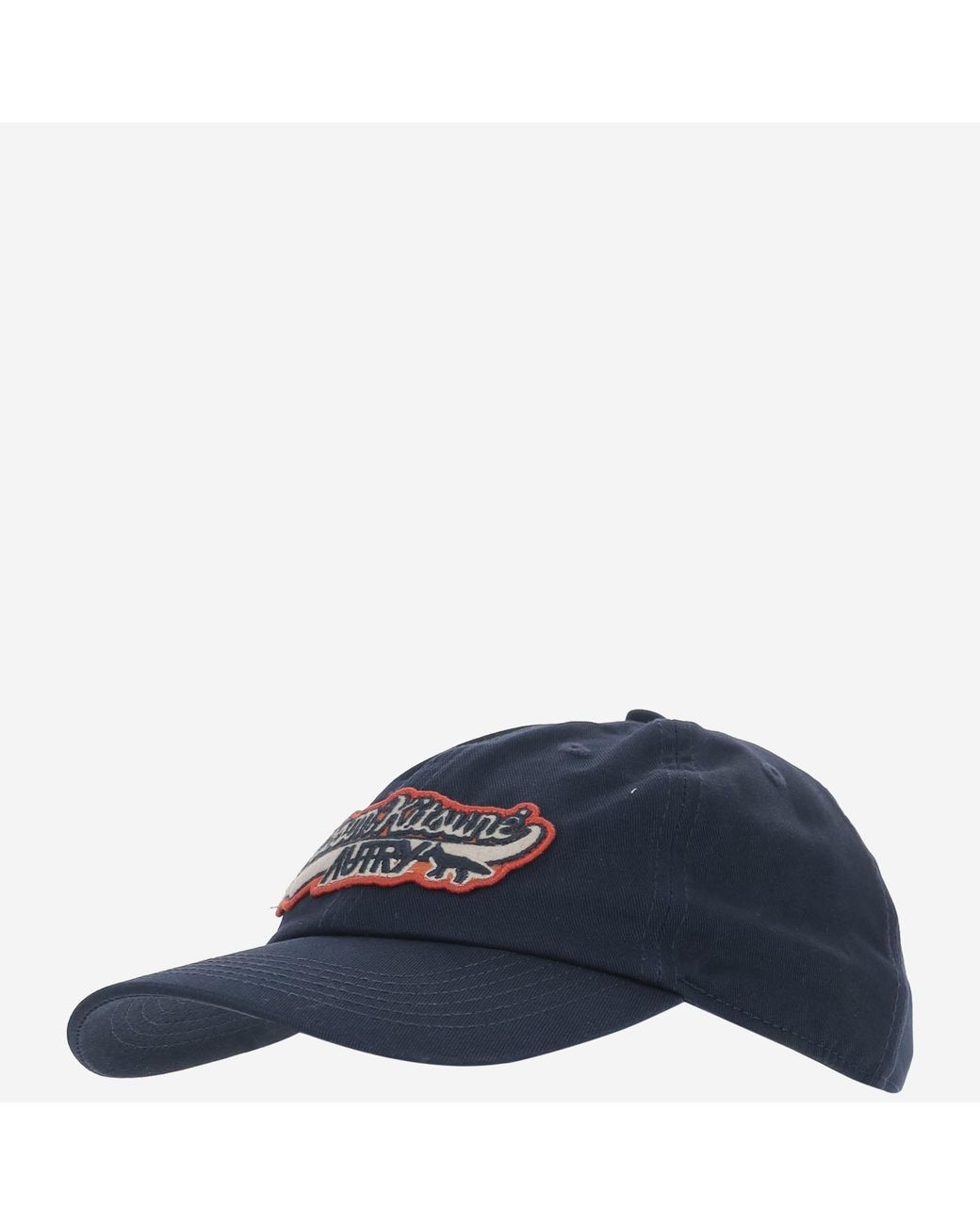 Autry Blue X Maison Kitsuné Baseball Cap Cotton Hat for men