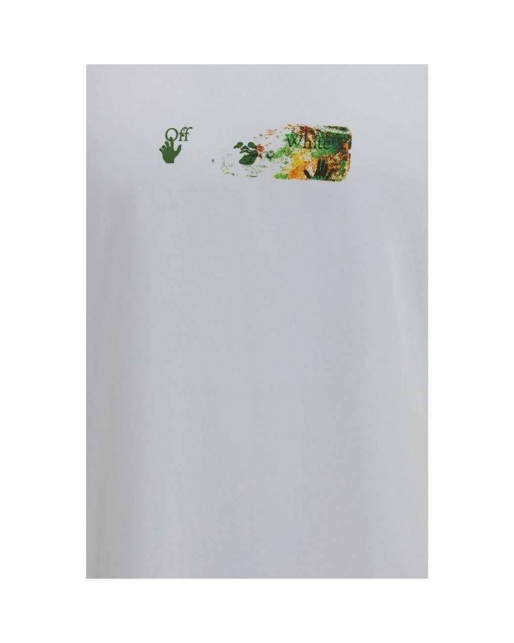 Off-White c/o Virgil Abloh Gray White Cotton T-shirt - L for men