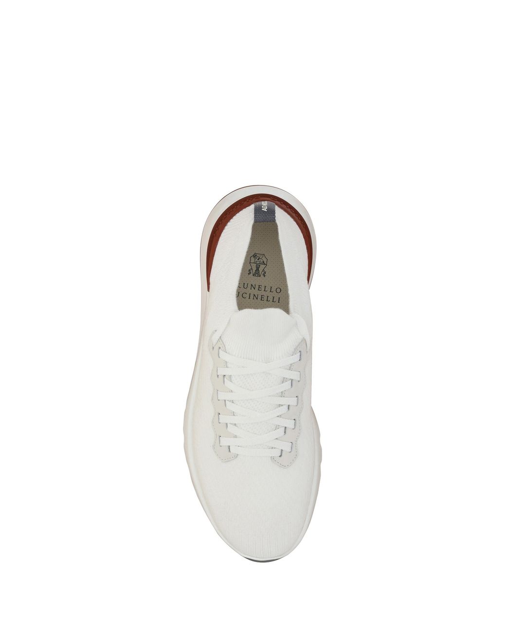 Brunello Cucinelli White Cotton Sneakers Upper: Trainers for men