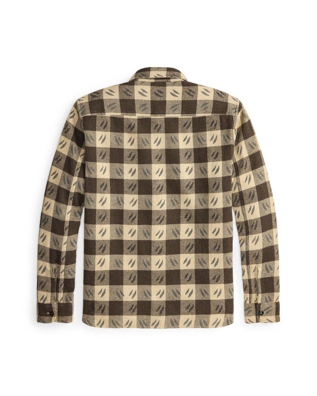 RRL Multicolor And Plaid Cotton Shirt With All-Over Prints for men