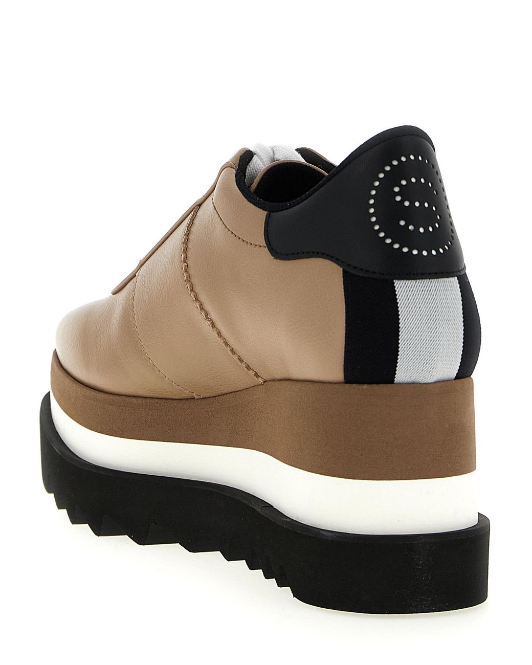 Stella McCartney Brown Polyethylene Wedge Sandals