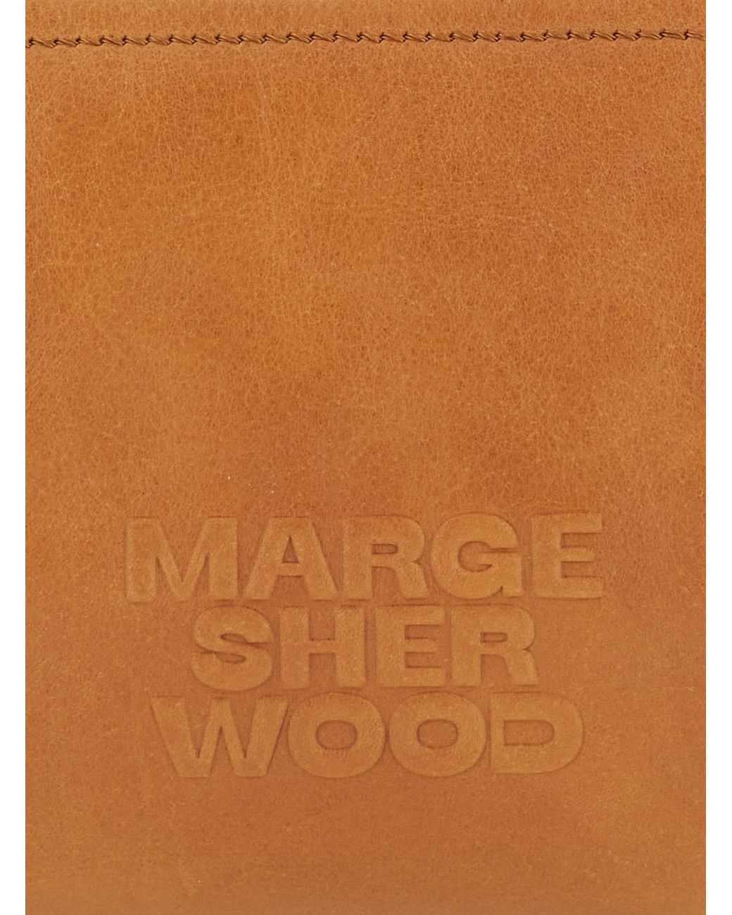 MARGE SHERWOOD Brown Shoulder Bag Soft Boston Ew Leather Cow