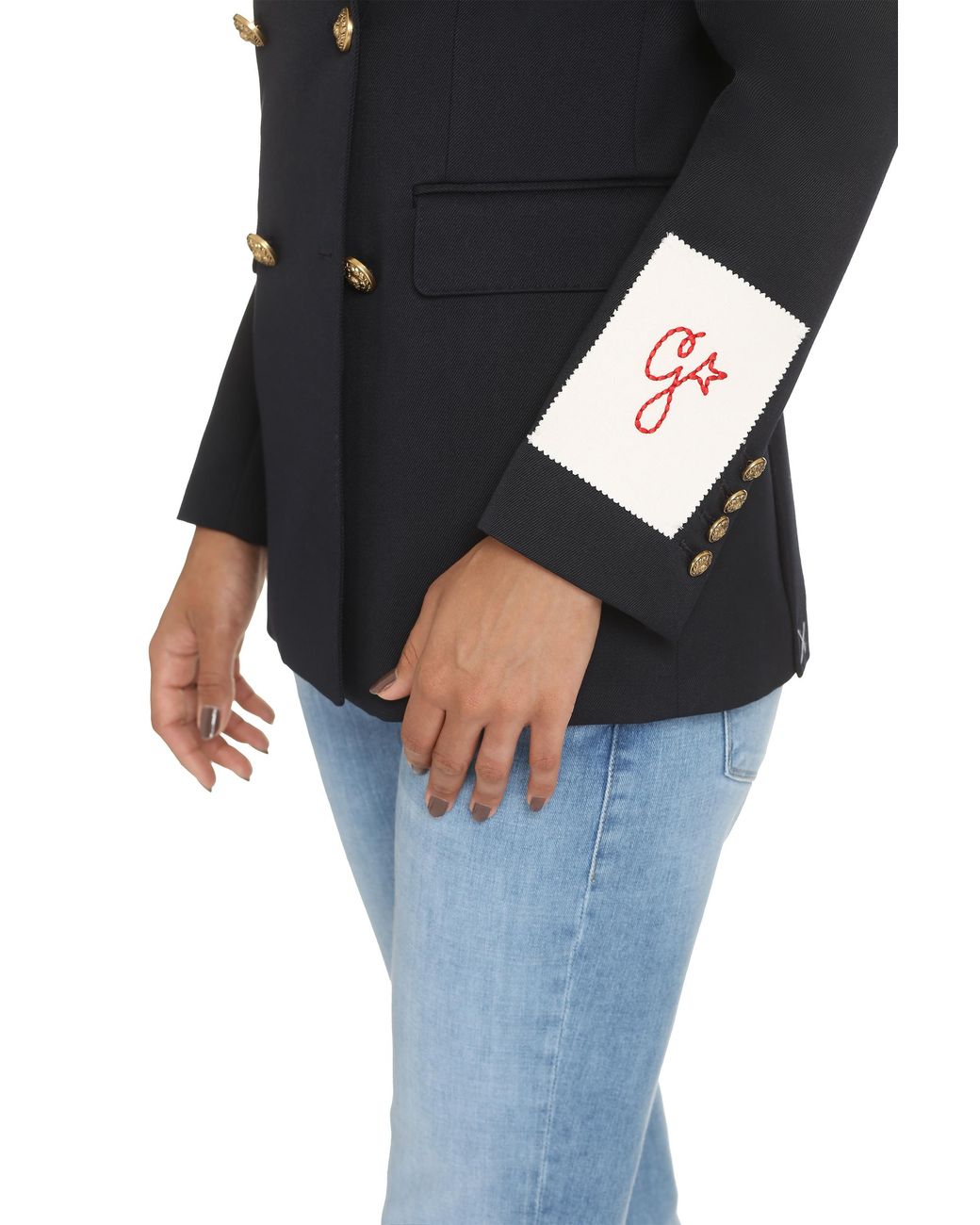 Golden Goose Deluxe Brand Black Diva Double Breasted Blazer