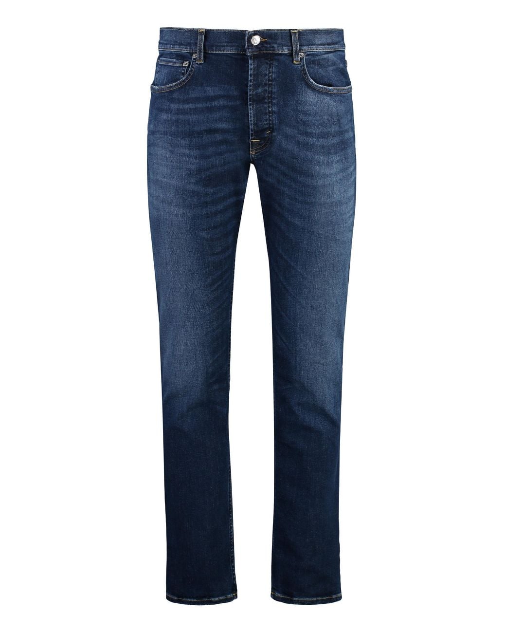 Department 5 Blue Keith Slim Fit Jeans Cotton Slim-Fit for men