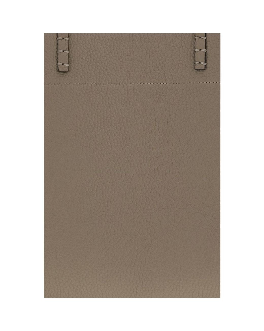 Fendi Gray Fendi Roll Shoulder Bag