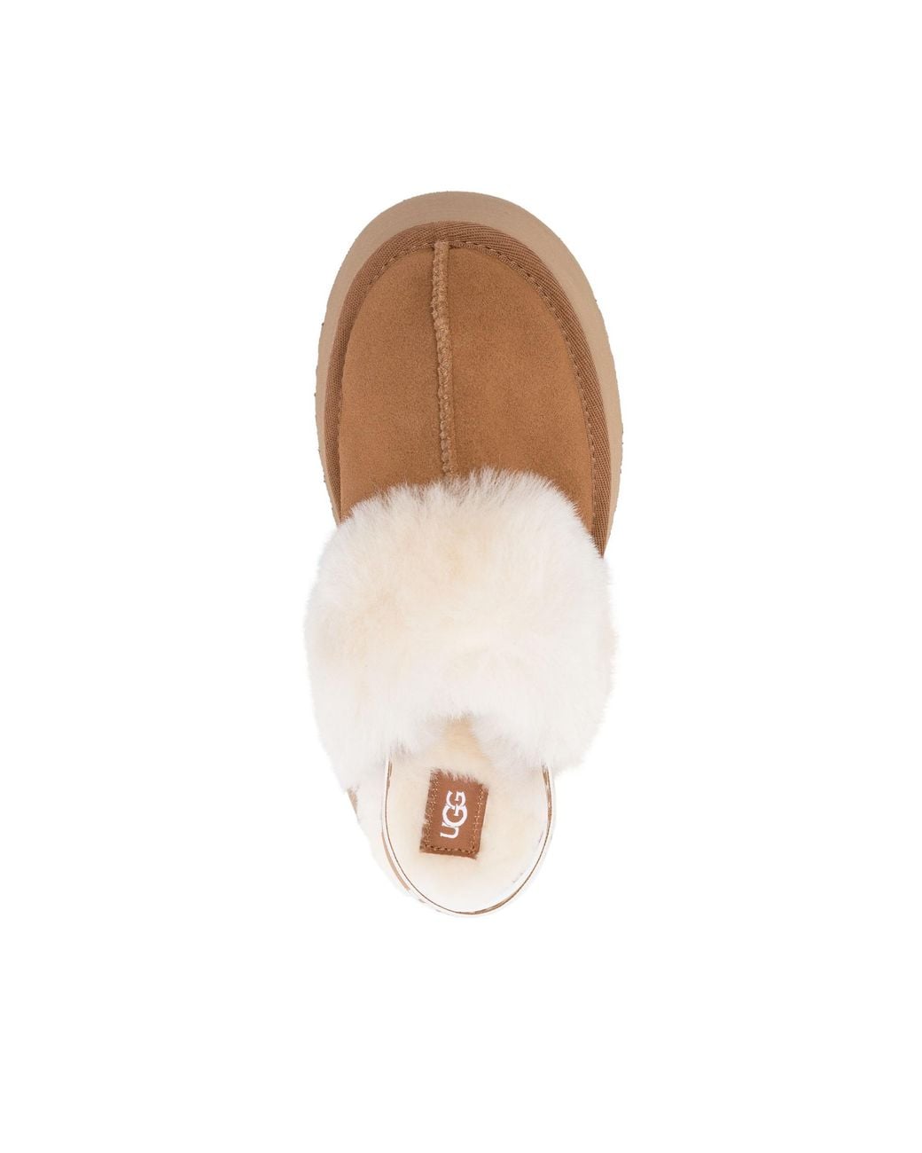 Ugg Natural Slip-On Funkette Suede Slipper 55.Leather Flat Shoes