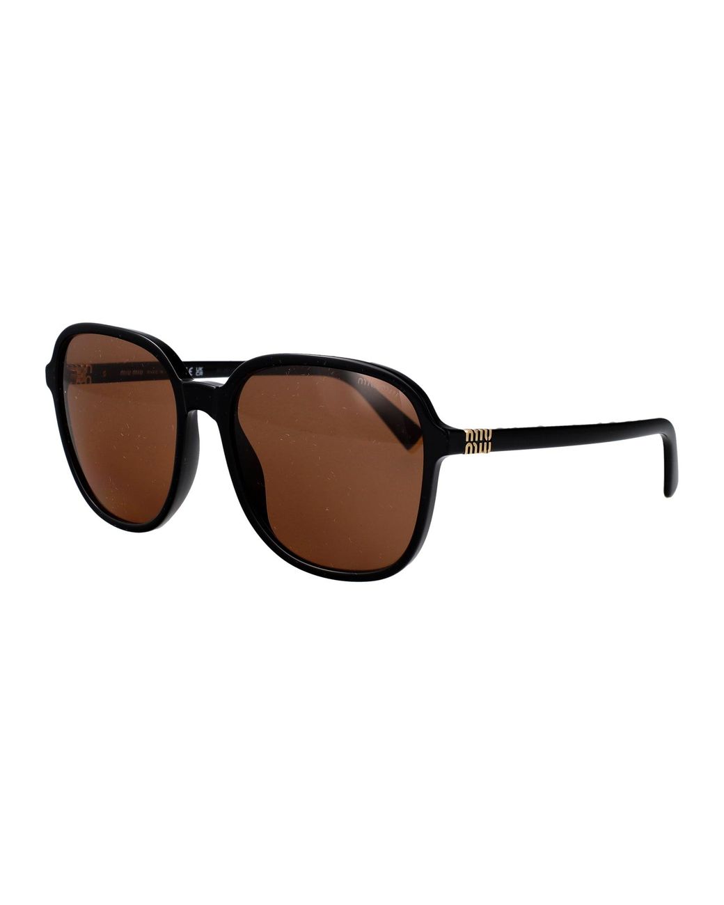 Miu Miu Brown Sunglasses 0Mu B01S Acetate