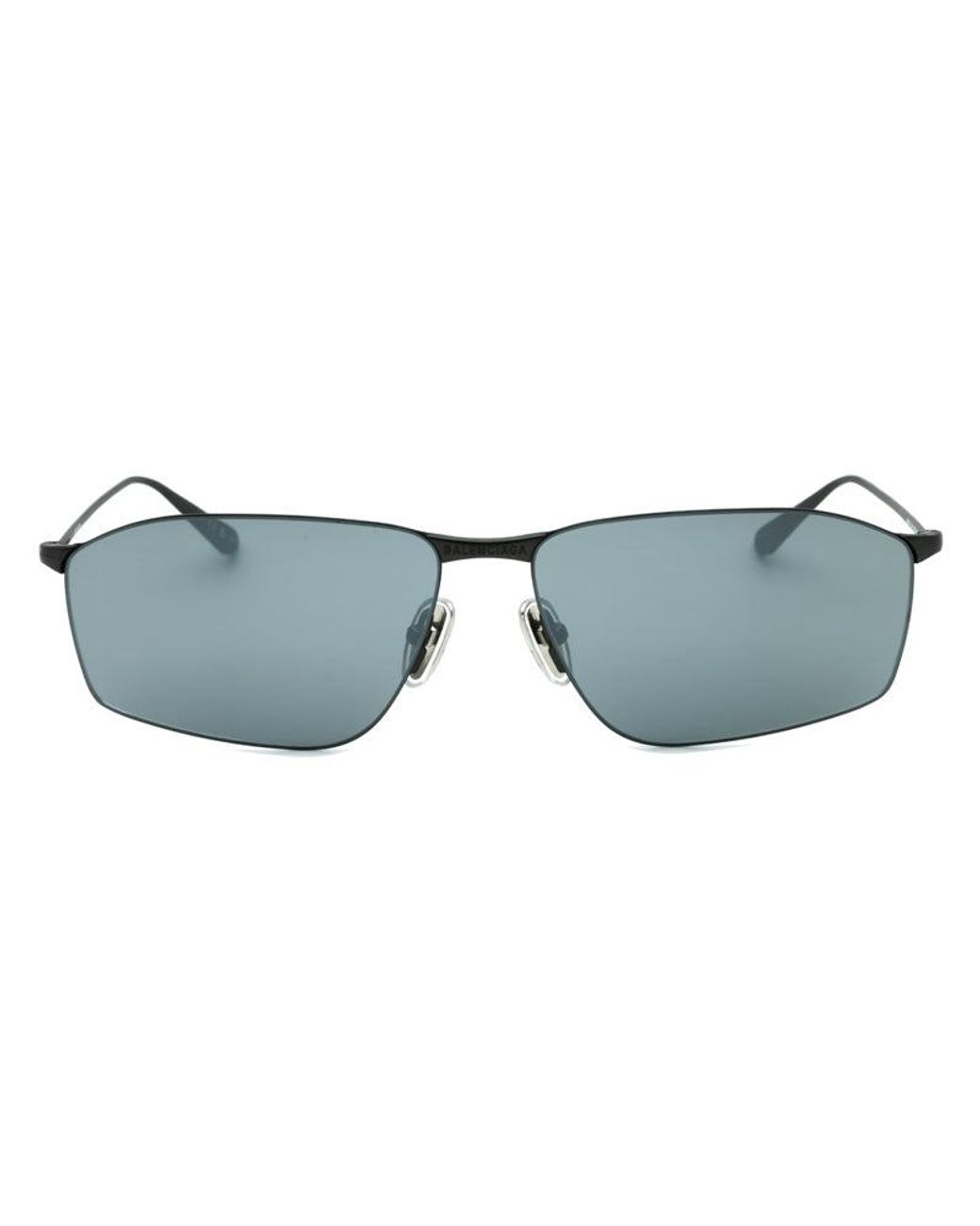 Balenciaga Black Frame And Lens Sunglasses for men