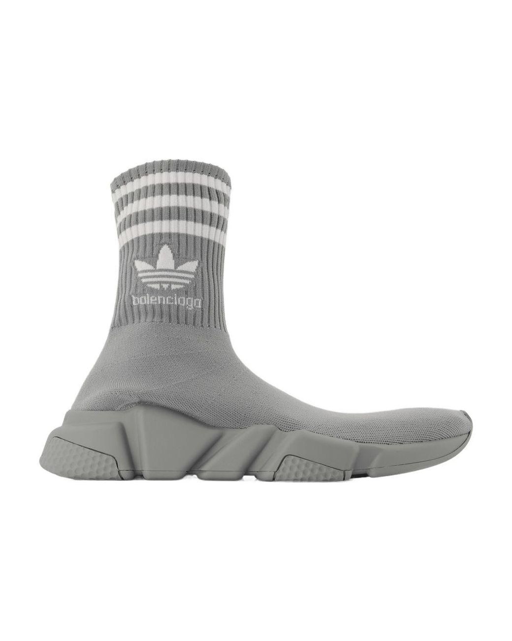 Balenciaga Gray Speed Lt Adidas Sneakers