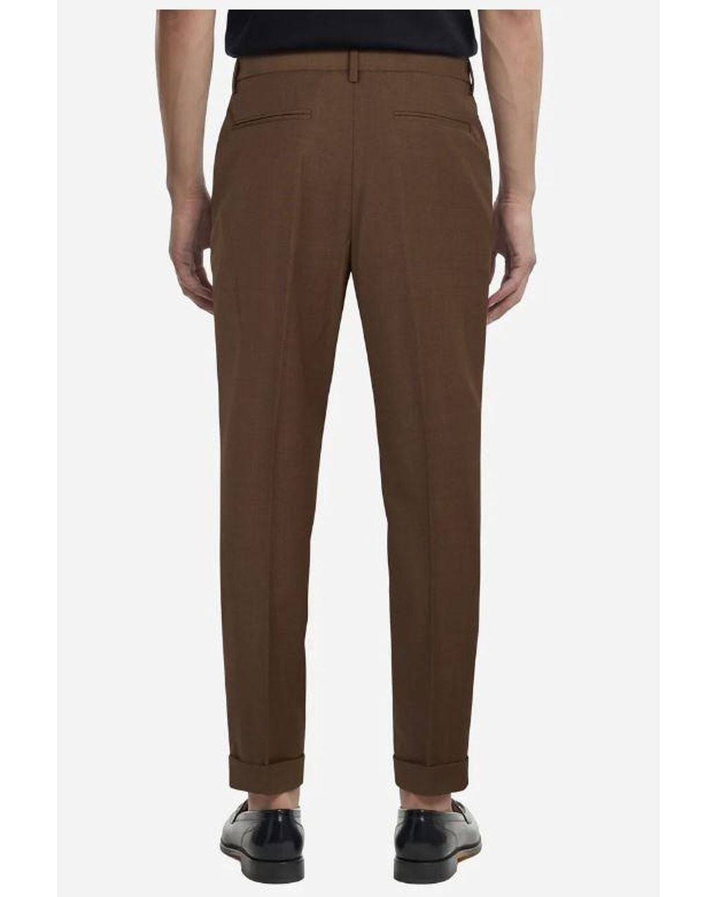 Devore Brown Trousers for men