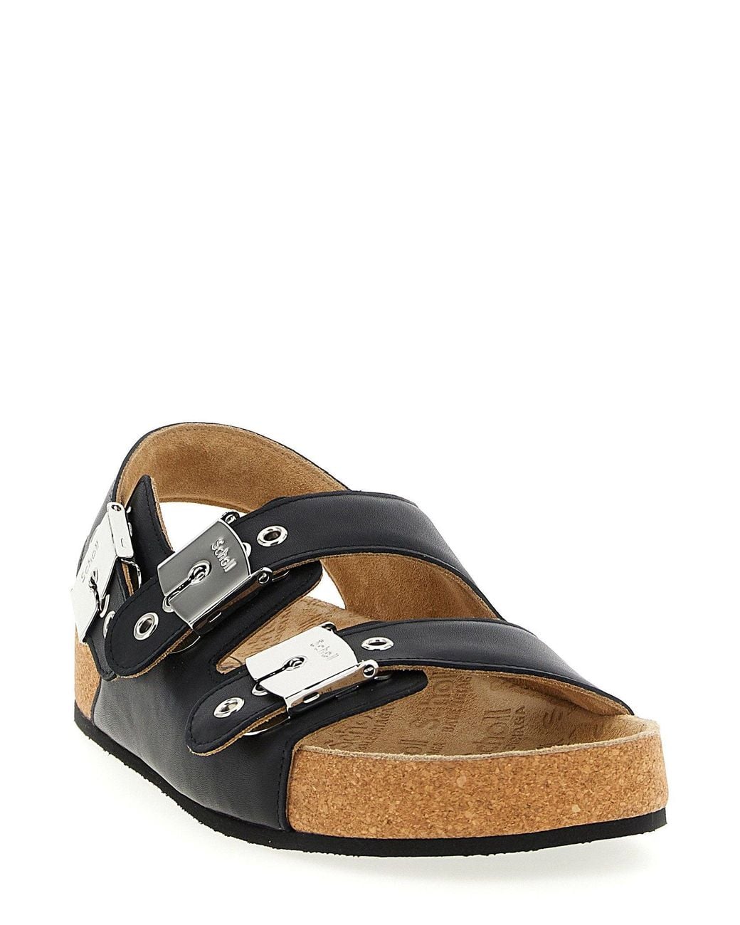 Balenciaga White Scholl Sandal for men
