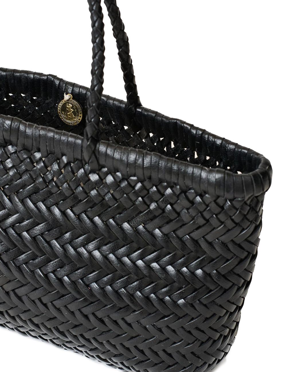 Dragon Diffusion Black Borsa A Mano Mini Flat Gora