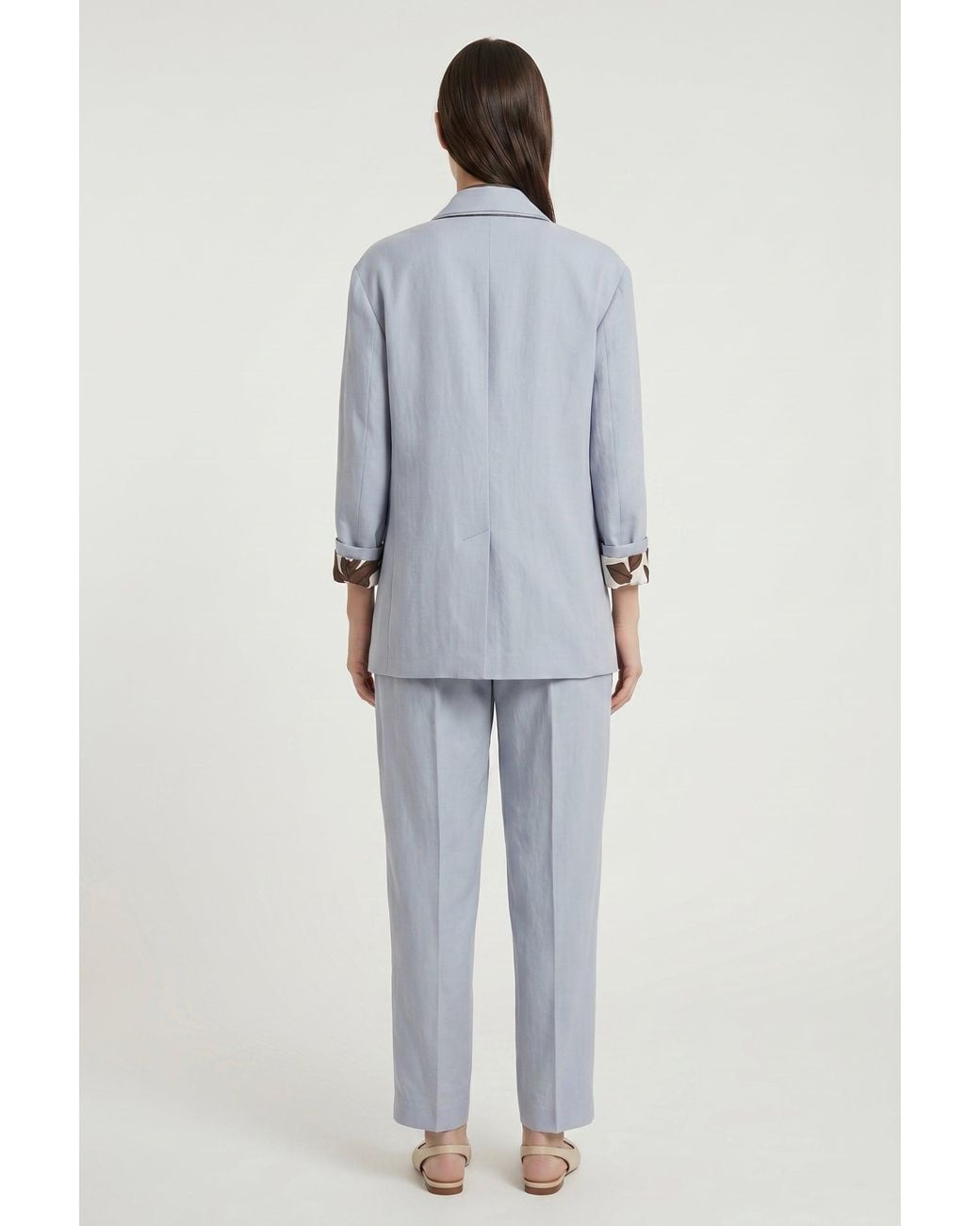 Brunello Cucinelli Gray Light Relaxed Suit