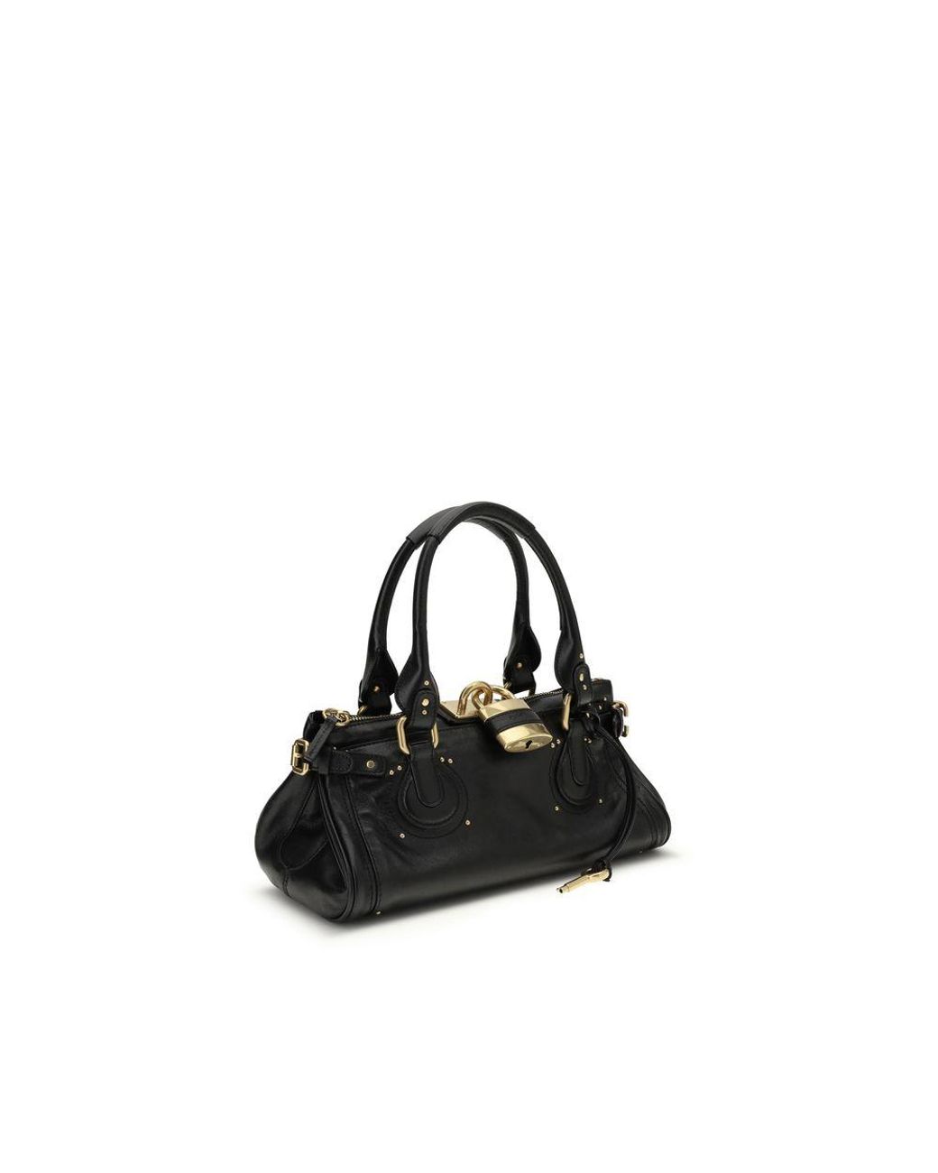 Chloé Black Buffalo Leather Shoulder Bag