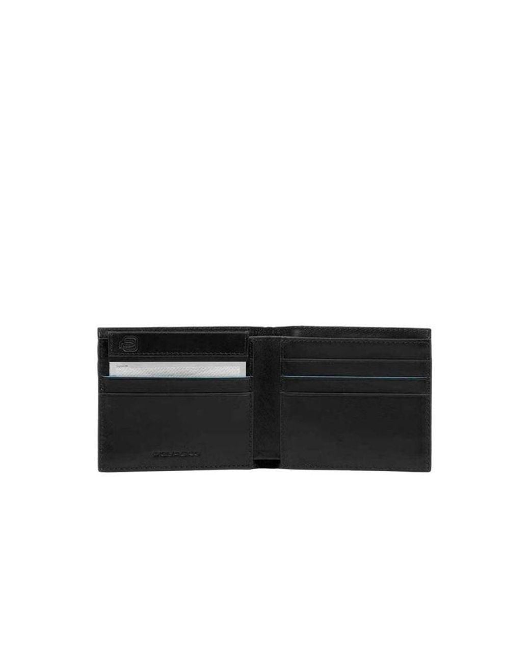 Piquadro Black Leather Bags Wallets for men