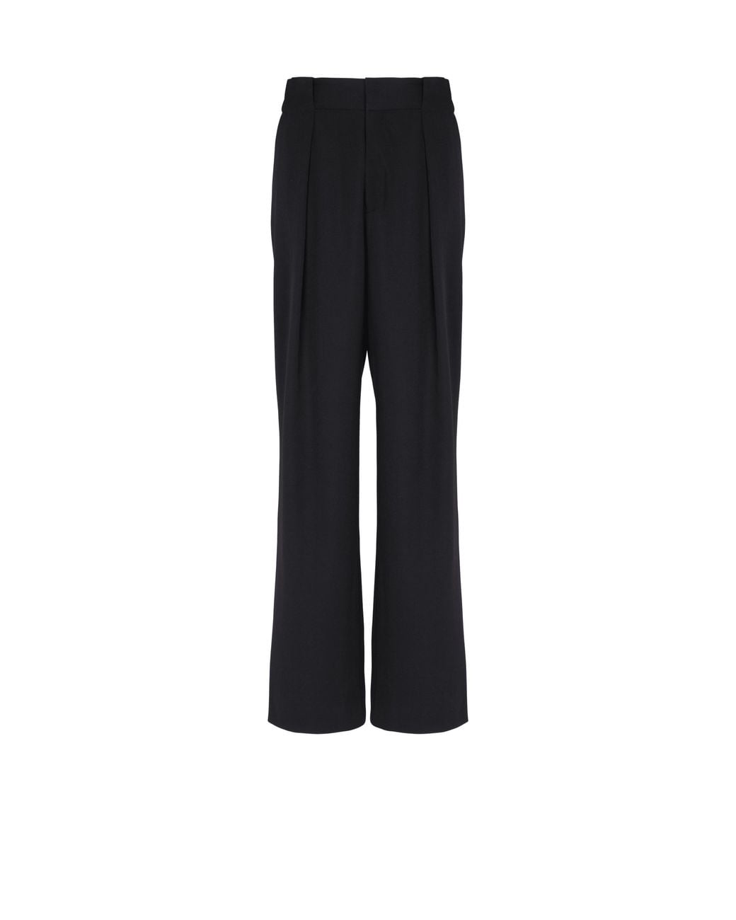 Balmain Black Loose Tailored Trousers for men