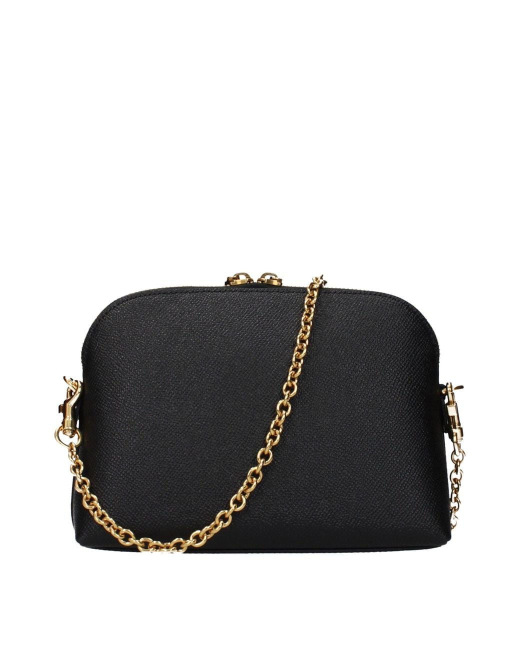 Dolce & Gabbana Black Shoulder Bags Leather