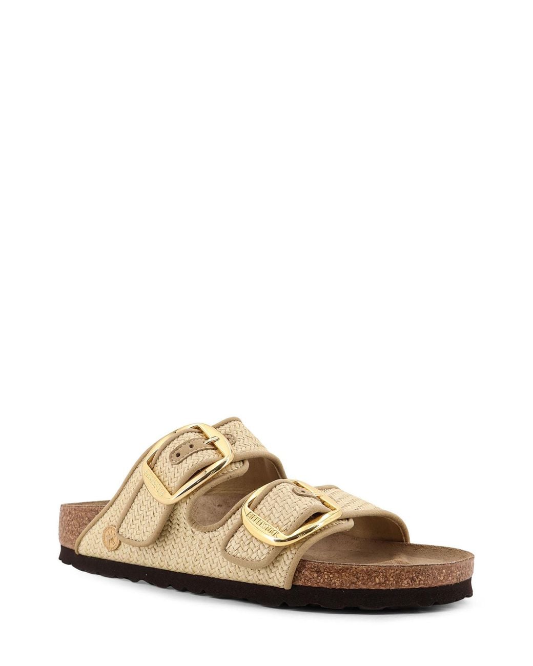 Birkenstock Natural Sandals Rafia/Gomma