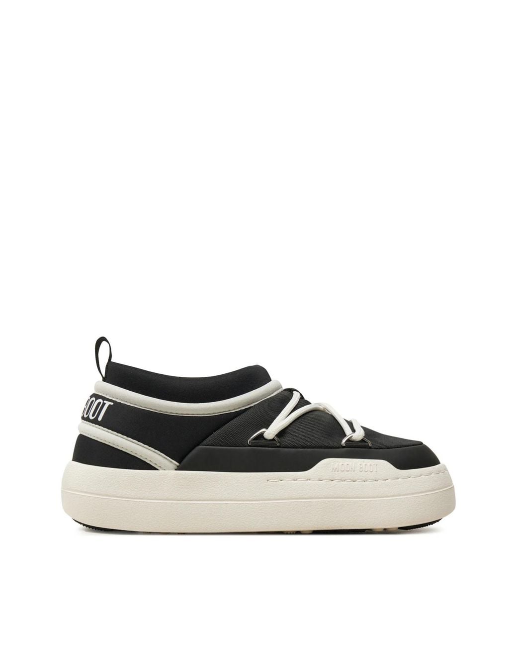 Moon Boot Black Park Icon Slip-On Sneakers