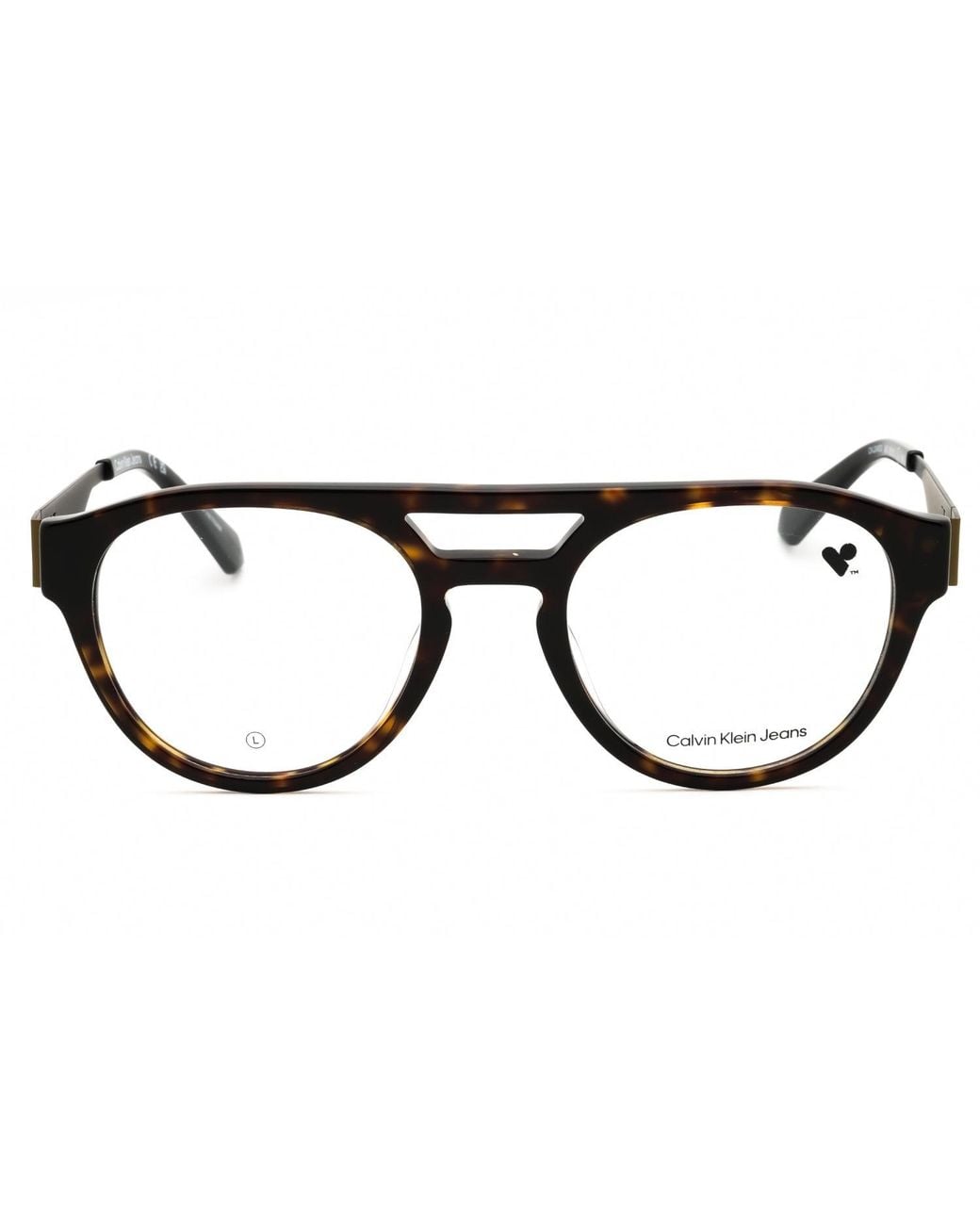 Calvin Klein Black Calvin Klein Jeans Ckj24633 Round Acetate Eyeglasses