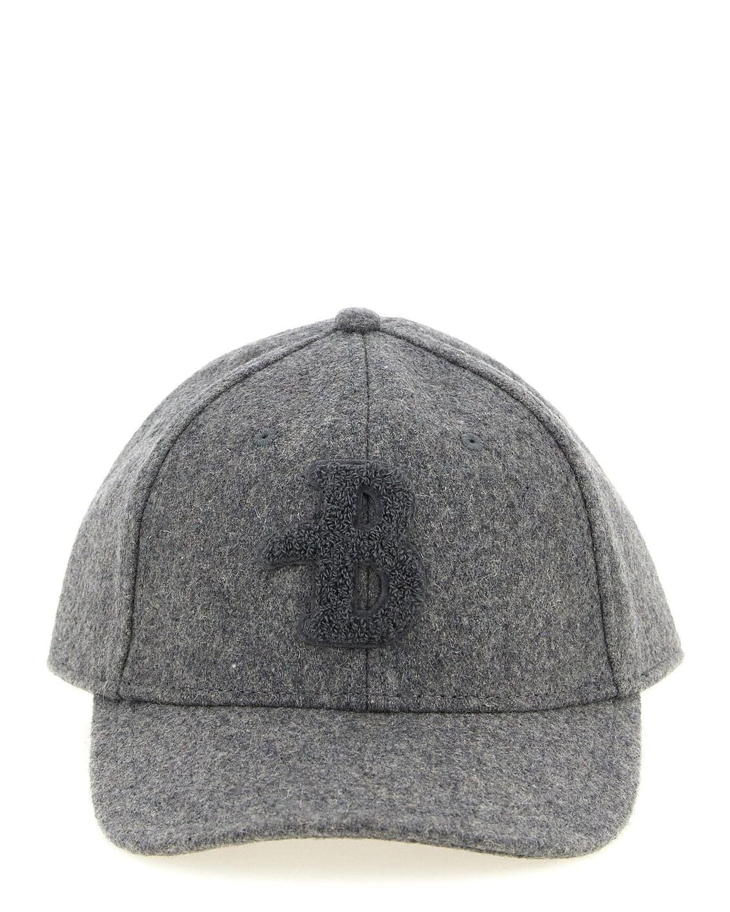 Ballantyne Gray Monogram Patch Baseball Cap for men