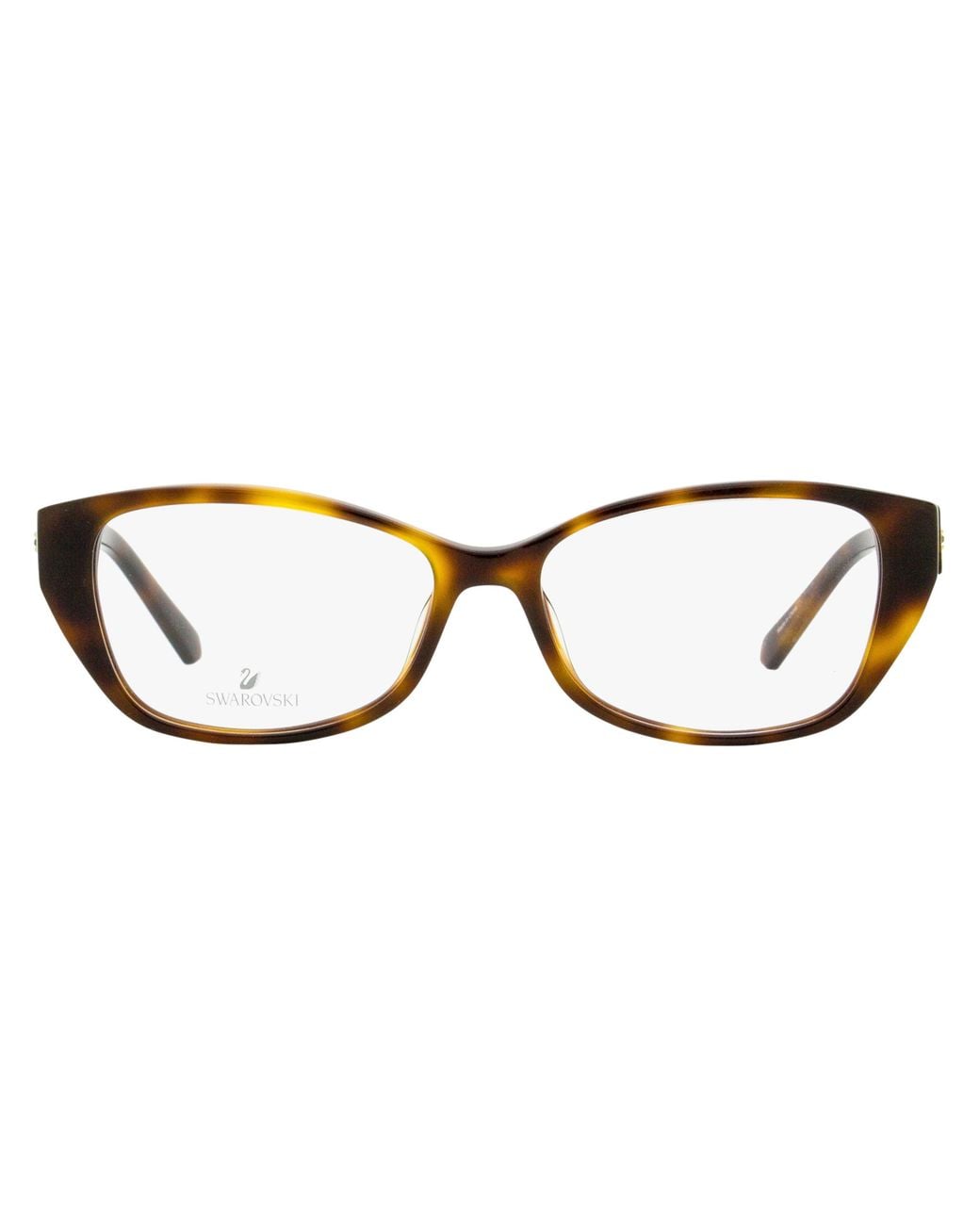 Swarovski Black Rectangular Eyeglasses Sk5391 052 53Mm Plastic (Acetate)