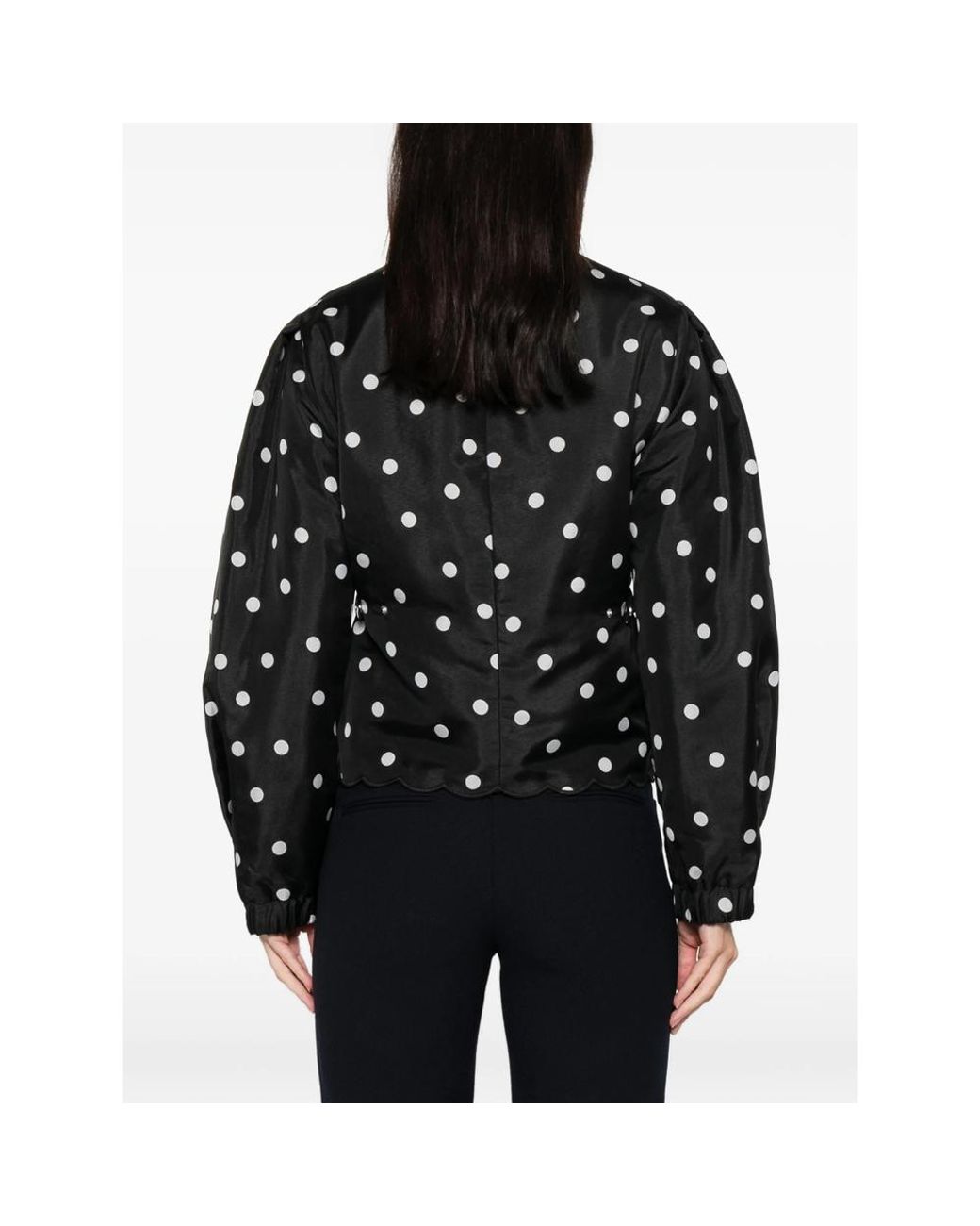 Stine Goya Black Quilted Dots Jacket