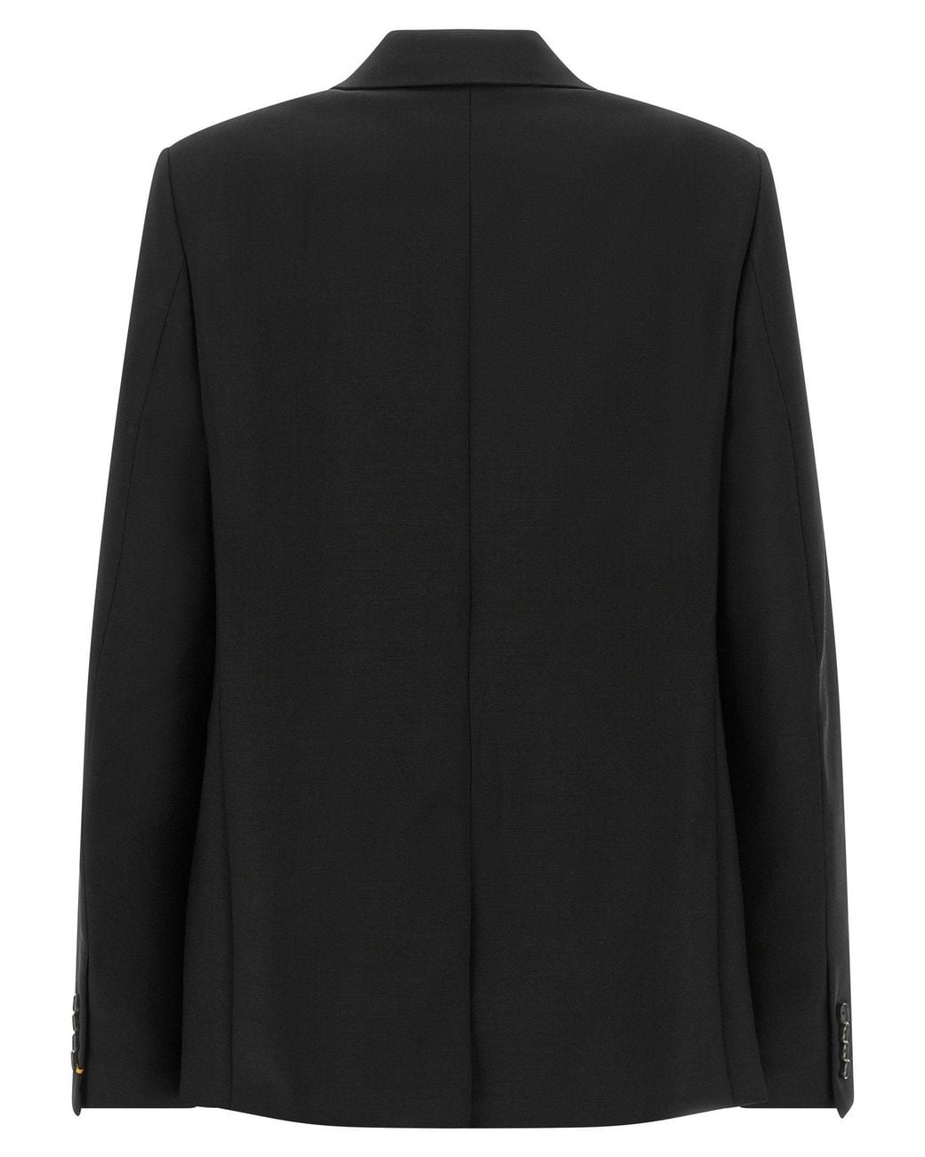 Fendi Black Mohair-Wool Blend Blazer