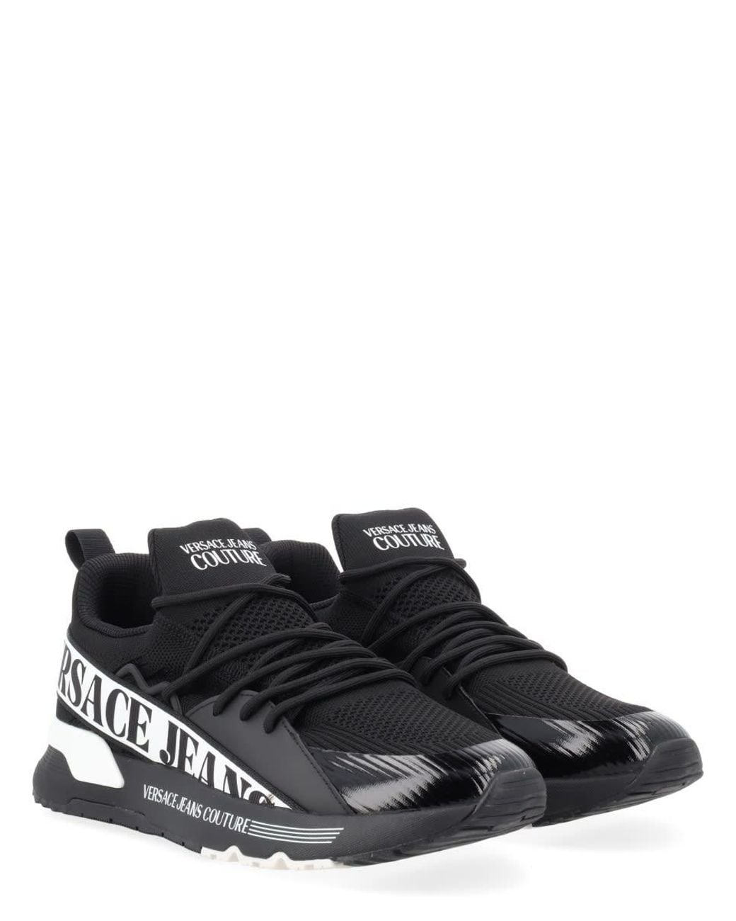 Versace Jeans Couture Black Sneaker Con Logo for men